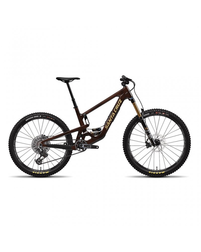 Santa Cruz Bronson 5 CC Mullet 27.5/29 Sram X0 Eagle AXS 12sp, Root Beer