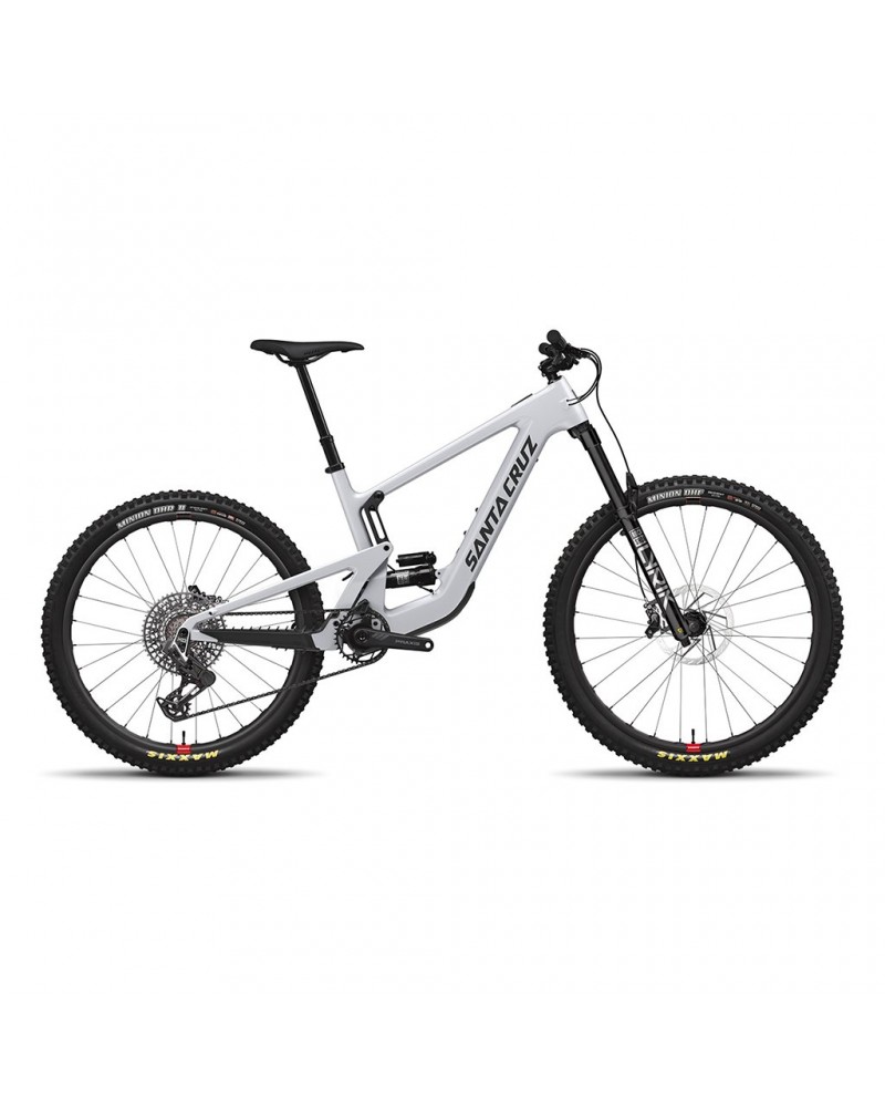 Santa Cruz Heckler SL 1 CC Mullet 27.5/29 Sram X0 Eagle AXS 12v Reserve e-MTB, Matte Silver