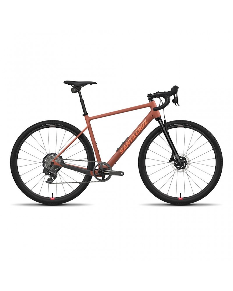 Santa Cruz Stigmata 4 700C Sram Force 1 XPLR AXS 12v Reserve, Brick Red