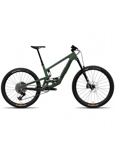 Santa Cruz Bronson 5 Mullet 27.5/29 Sram 90 Eagle 12v, Matte Poblano Green