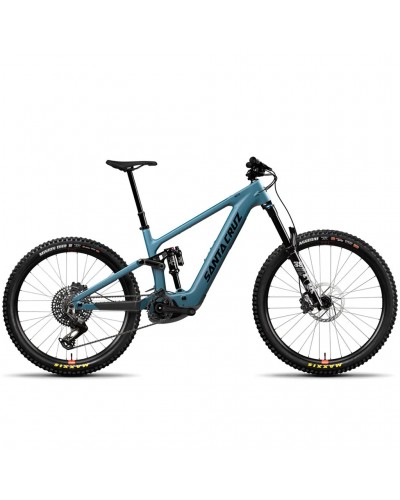 Santa Cruz Bullit 4 CC Mullet 27.5/29 Sram X0 Eagle AXS 12sp Reserve e-MTB, Matte Teal Sparkle
