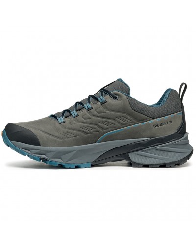 Scarpa Rush 2 Pro GTX Gore-Tex Scarpe Fast Hiking Uomo, Nabuk Titanium/Ocean
