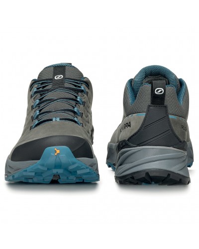 Scarpa Rush 2 Pro GTX Gore-Tex Men's Fast Hiking Shoes, Nubuk Titanium/Ocean