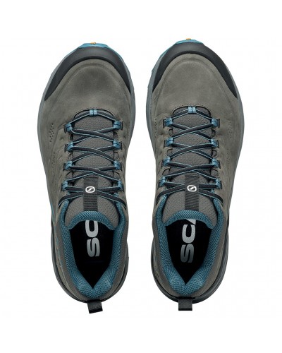 Scarpa Rush 2 Pro GTX Gore-Tex Men's Fast Hiking Shoes, Nubuk Titanium/Ocean