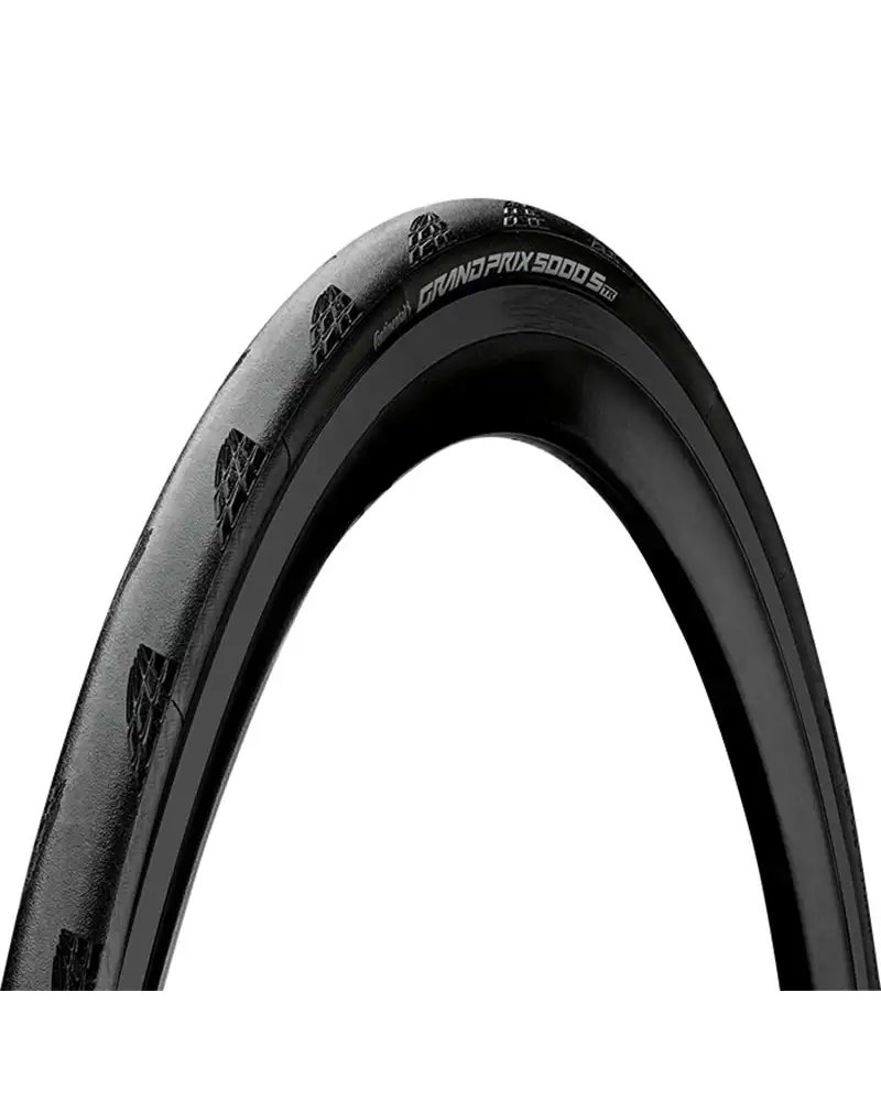 Continental Grand Prix 5000 S 700x25 Copertoncino Pieghevole Tubeless Ready, Nero/Nero
