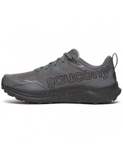 Saucony Peregrine 16 Men's Trail Running Shoes, Carbon/Black