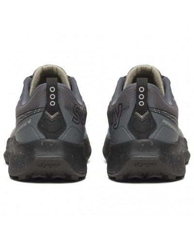 Saucony Peregrine 16 Scarpe Trail Running Uomo, Carbon/Black