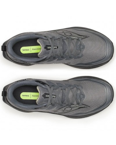 Saucony Peregrine 16 Scarpe Trail Running Uomo, Carbon/Black