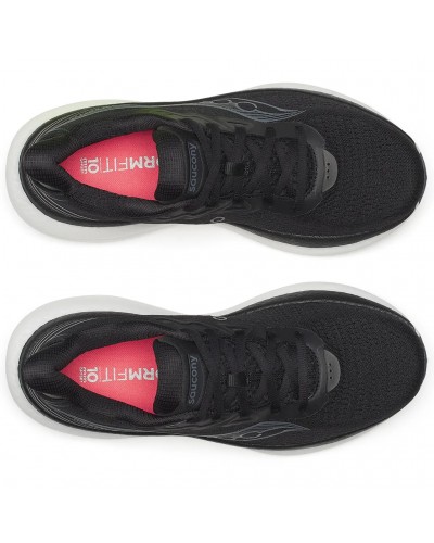 Saucony Triumph 23 Scarpe Running Donna, Black/White