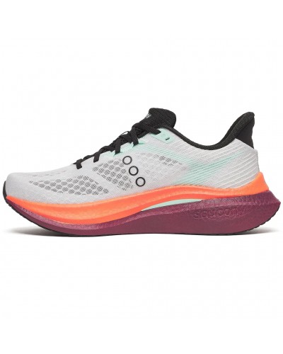 Saucony Endorphin Speed 5 Men's Running Shoes, White/Crimson