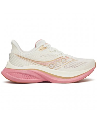 Saucony Endorphin Speed 5 Women's Running Shoes, Ivory/Mauve
