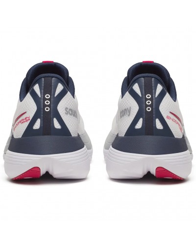 Saucony Endorphin Trainer Men's Running Shoes, White/Navy