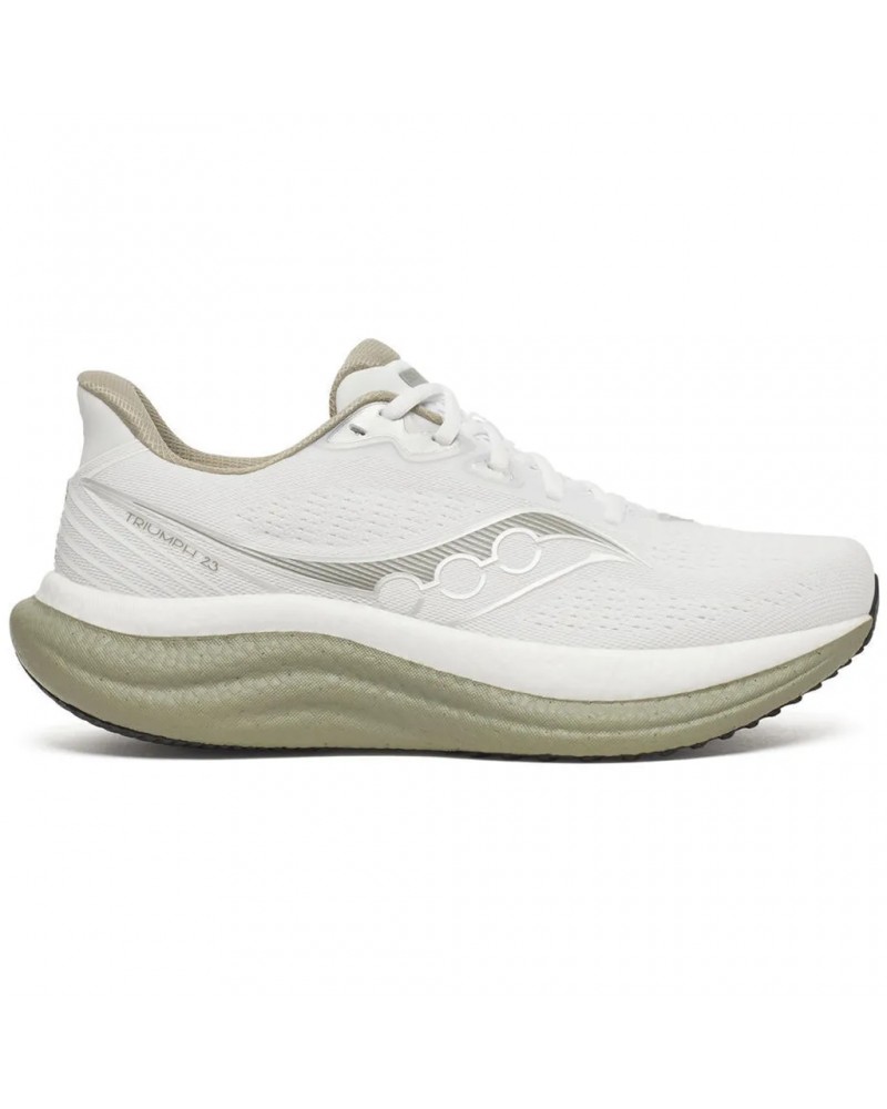 Saucony Triumph 23 Scarpe Running Uomo, White/Laurel