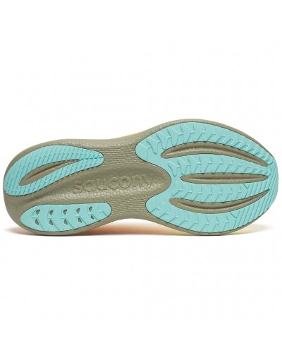 Saucony Triumph 23 Men's Running Shoes, ViZi Gold/Laurel