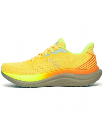 Saucony Triumph 23 Scarpe Running Uomo, ViZi Gold/Laurel