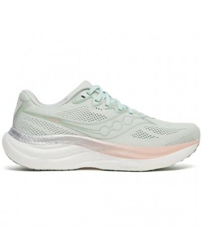 Saucony Ride 19 Women's Running Shoes, Mist/Cameo