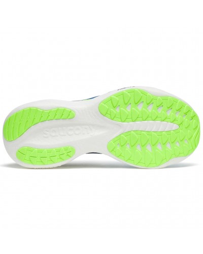 Saucony Ride 19 Men's Running Shoes, Cobalt/Slime