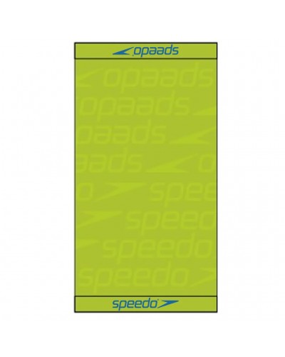 Speedo Jacquard Monoterry Telo in Cotone 90x170 cm, Verde Lime