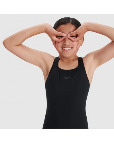 Speedo Endurance+ Medalist Swimsuit Costume Piscina Junior, Nero
