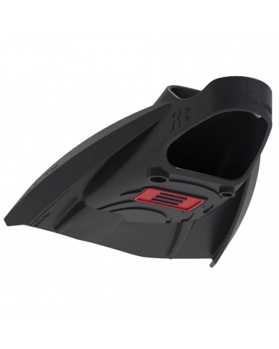 Speedo DMC Elite Max Pinne Piscina, Nero/Rosso