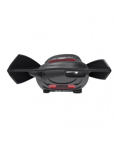 Speedo DMC Elite Max Pinne Piscina, Nero/Rosso