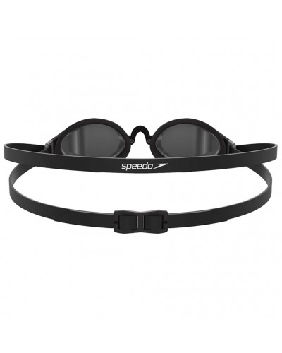 Speedo Fastskin Speedsocket 2.0 Mirror Unisex Swimming Goggle, Black/Silver