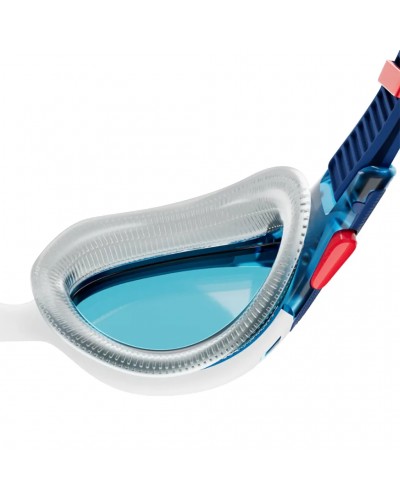 Speedo Biofuse 2.0 Occhialini Piscina Unisex, Blu/Bianco