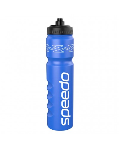 Speedo Water Bottle 1 Liter, Blue/White