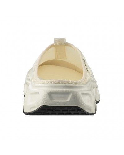 Salomon Reelax Slide 6.0 Women's Recovery Shoes, Vanilla Ice/Vanilla Ice/Black