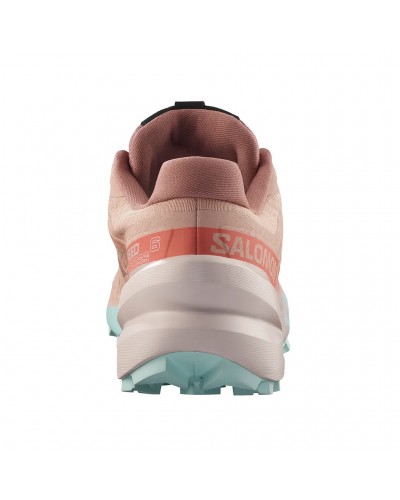 Salomon Speedcross 6 Women's Trail Running Shoes, Mahogany Rose/Hushed Violet/Iced Aqua