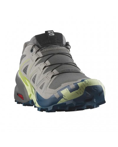 Salomon Speedcross 6 Scarpe Trail Running Uomo, Castlerock/Lime Cream/Poseidon