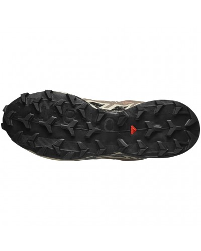 Salomon Speedcross 6 Men's Trail Running Shoes, Natural/Black/Almond Milk
