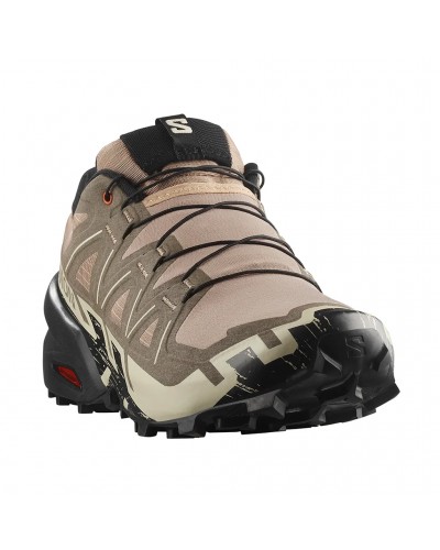 Salomon Speedcross 6 Scarpe Trail Running Uomo, Natural/Black/Almond Milk