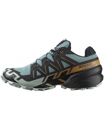 Salomon Speedcross 6 GTX Gore-Tex Men's Trail Running Shoes, Trooper/Black/Wood Thrush