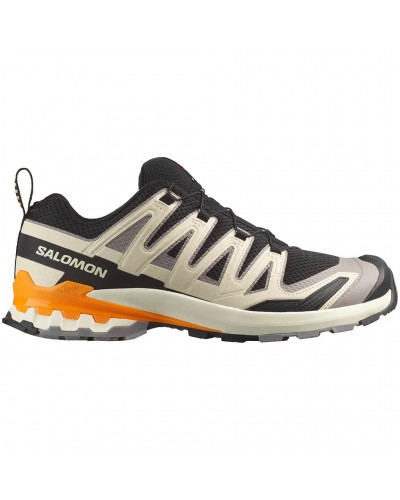 Salomon XA Pro 3D V9 Men's Trail Running Shoes, Black/Gull/Turmetic