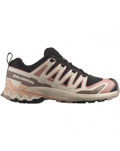 Salomon XA Pro 3D V9 Scarpe Trail Running Donna, Black/Burlwood/Mahogany Rose