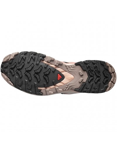 Salomon XA Pro 3D V9 Scarpe Trail Running Donna, Black/Burlwood/Mahogany Rose