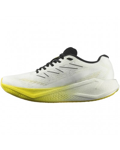 Salomon Aero Blaze 3 Men's Running Shoes, White/Black/Blazing Yellow