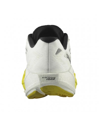 Salomon Aero Blaze 3 Men's Running Shoes, White/Black/Blazing Yellow