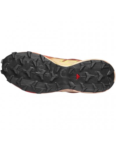 Salomon Speedcross 6 GTX Gore-Tex Scarpe Trail Running Donna, Pecan Brown/Almond Cream/Sunny Lime
