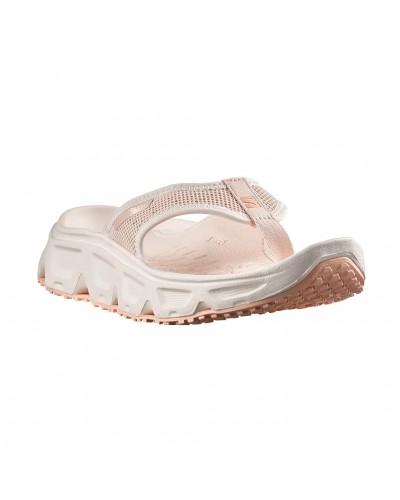 Salomon Reelax Break 6.0 Women's Flip Flop, Tapioca/Vanilla Ice/Almond Cream