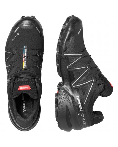 Salomon Speedcross 6 GTX Gore-Tex 20 Years Scarpe Trail Running Uomo, Black/FTW Silver/Black