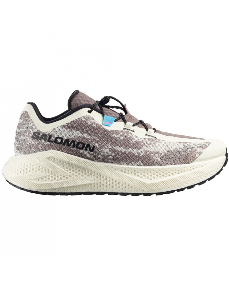Salomon Aero Glide 4 GRVL Men's Trail Running Shoes, Vanilla Ice/Black/Iron