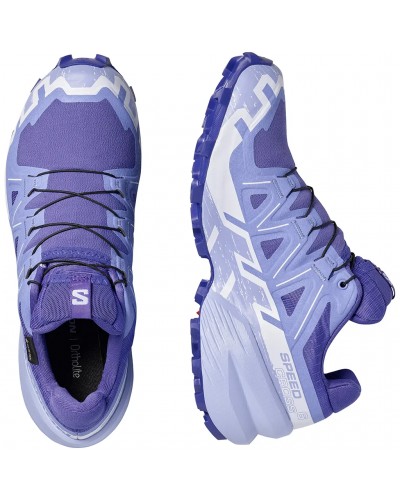 Salomon Speedcross 6 GTX Gore-Tex Women's Trail Running Shoes, Deep Blue/Brunnera Blue/Persian Jewel