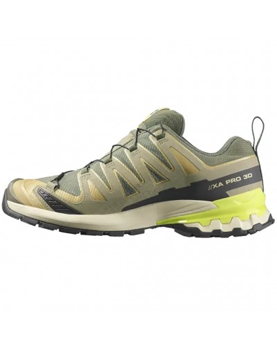 Salomon XA Pro 3D V9 GTX Gore-Tex Scarpe Trail Running Uomo, Grape Leaf/Aloe/Acid Lime