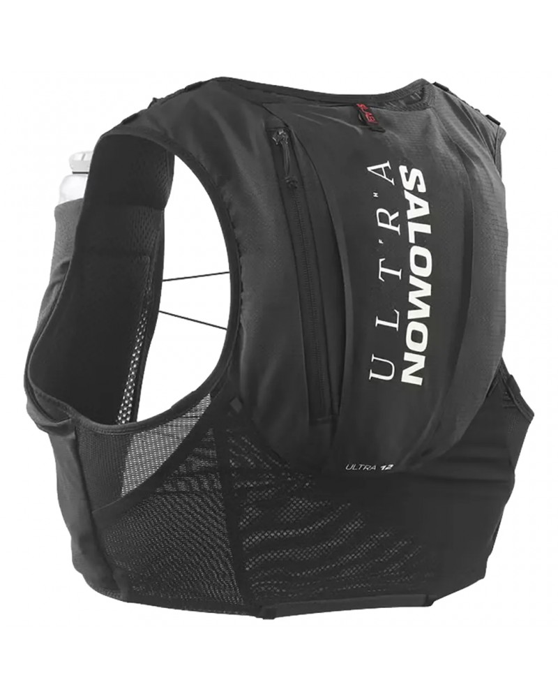 Salomon S/LAB Ultra 12 Set Hydration Running Pack/Vest, Black (2 500 ml Soft Flask Included)