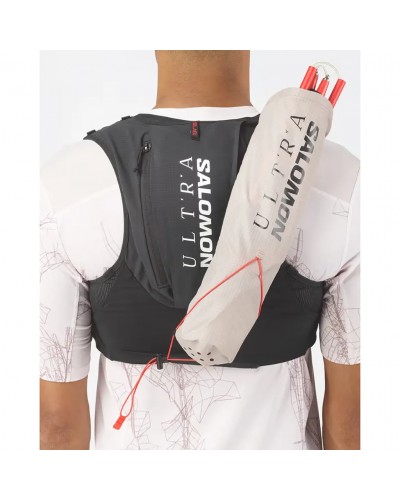 Salomon S/LAB Ultra 12 Set Hydration Running Pack/Vest, Black (2 500 ml Soft Flask Included)