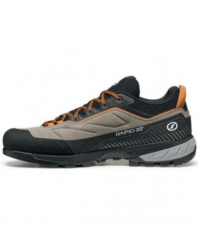 Scarpa Rapid XT Scarpe Avvicinamento/Trekking Uomo, Taupe/Rust Orange