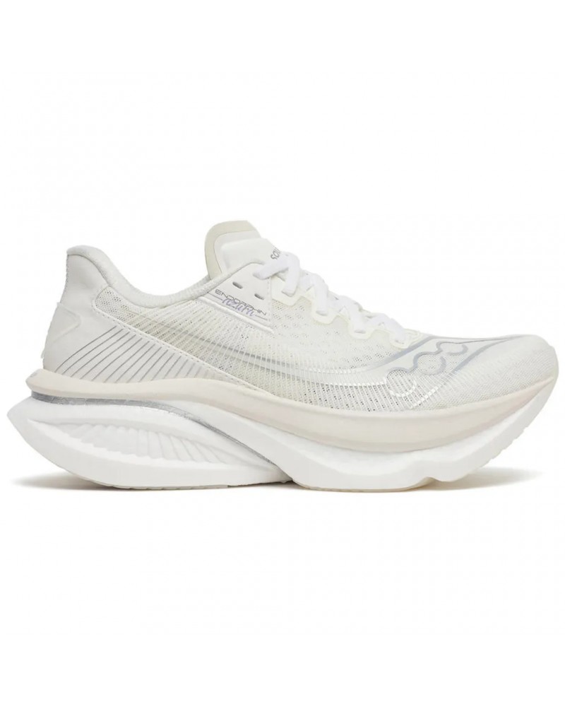 Saucony Endorphin Azura Women's Running Shoes, Ivory/White