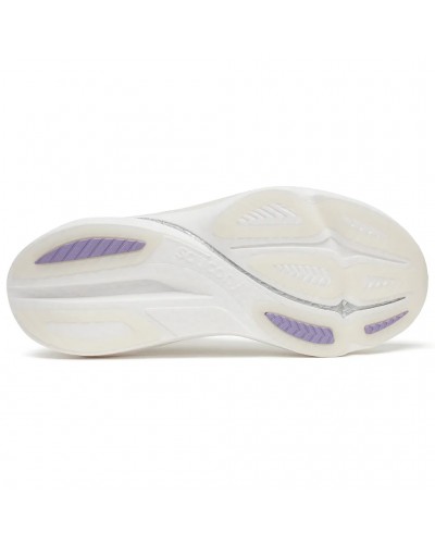 Saucony Endorphin Azura Women's Running Shoes, Ivory/White
